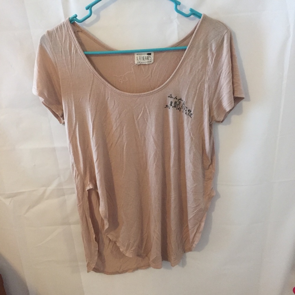 LA hearts tee
